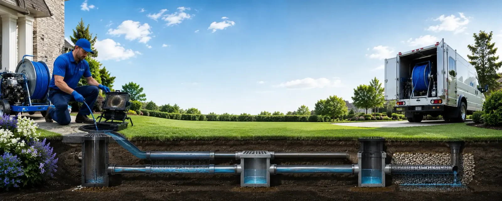 Outdoor drain cleaning information for Jarreau, LA